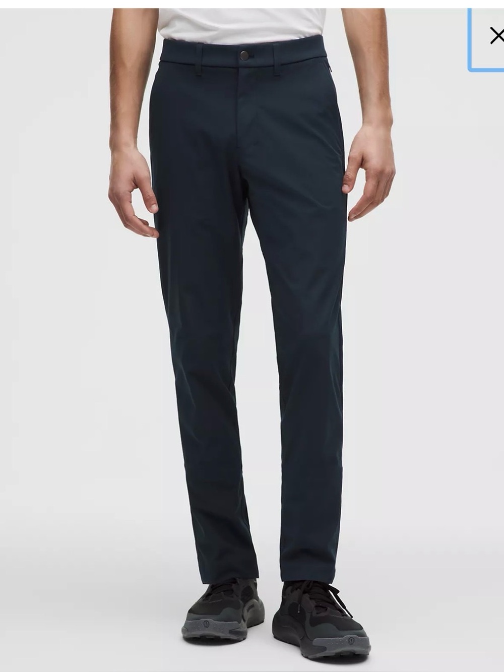 Lululemon commission slim-fit pants in navy